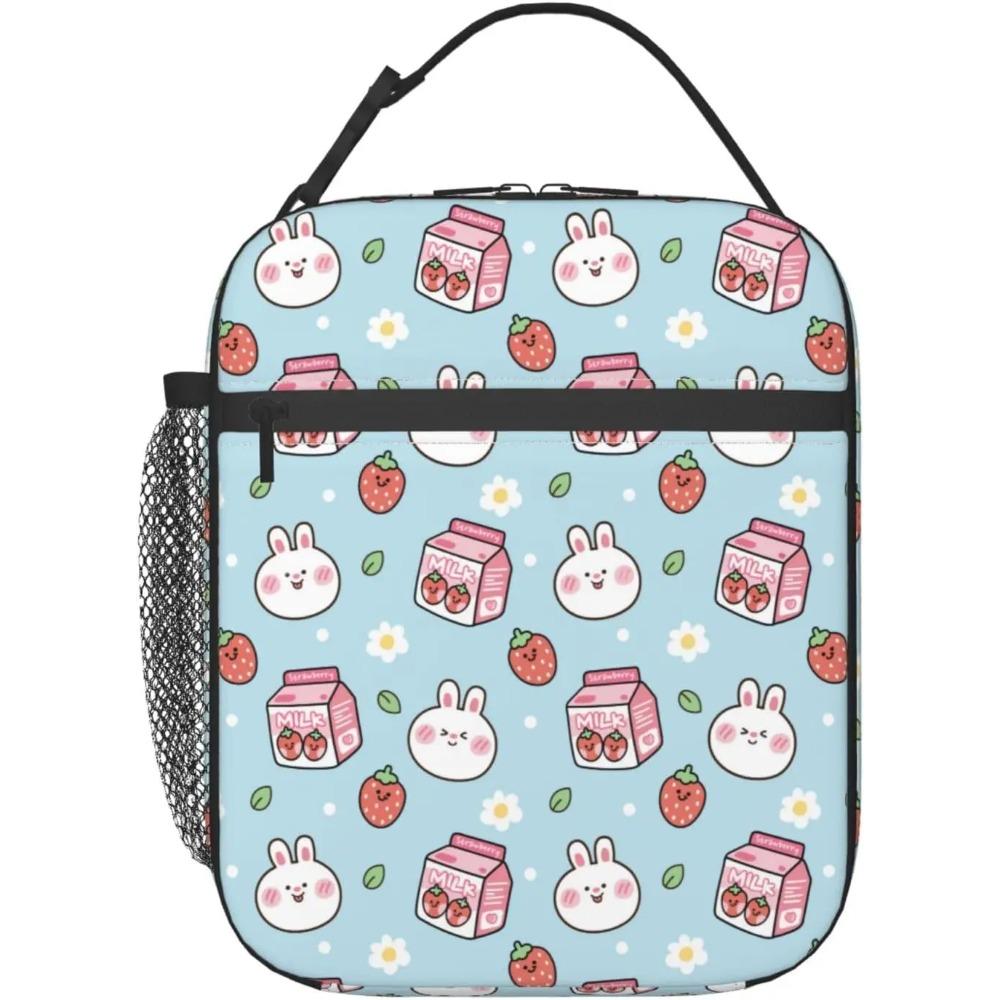 Mushroom Lunch Bag Portable Insulated Lunch Box for Women Men Reusable Leakproof  Cooler Thermal Lunchbox for Work Picnic Travel