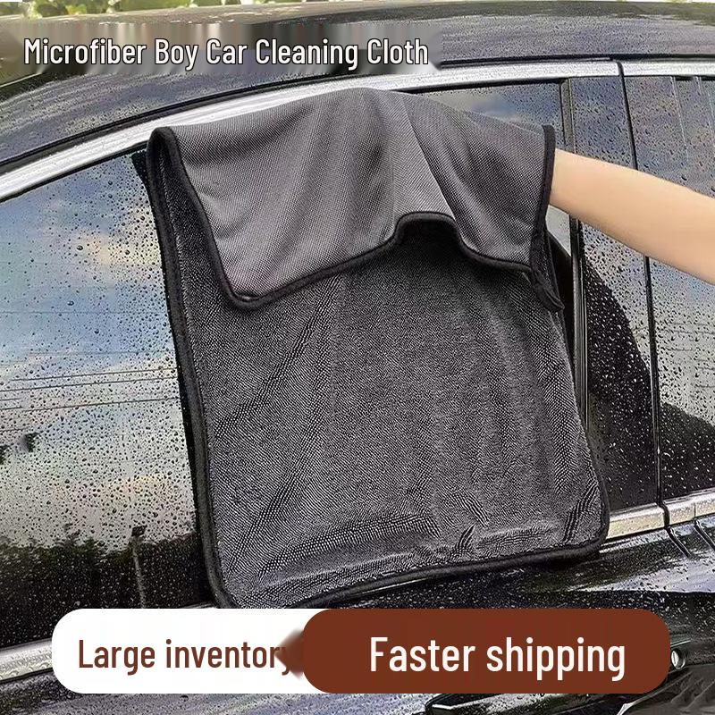 Thick Absorbent Spiral Wool Car Wash Towel – Multi-functional Water Collection