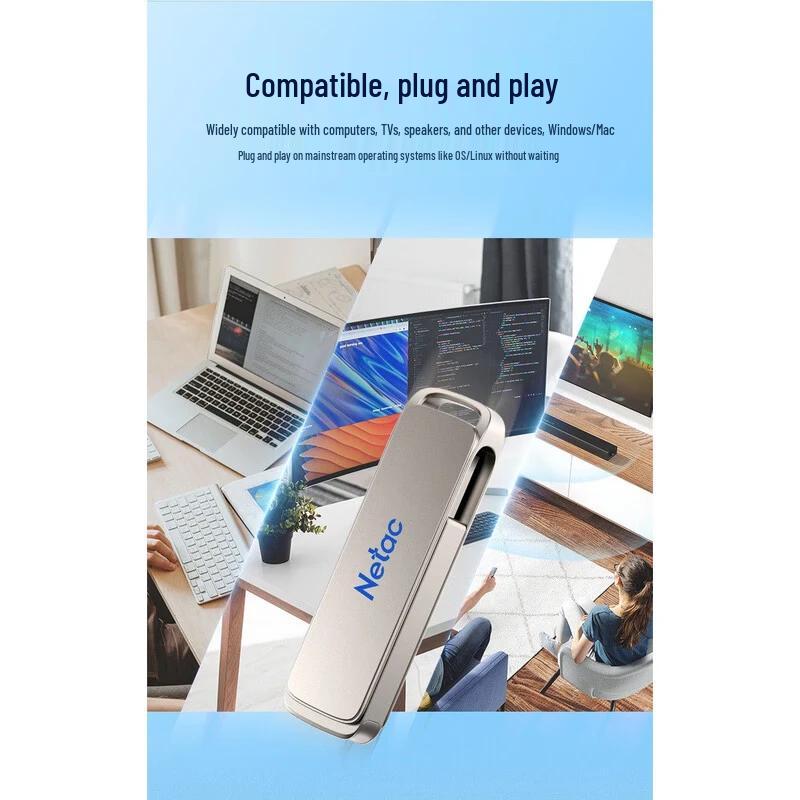 Netac UA33 High-Speed USB3.2 Flash Drive
