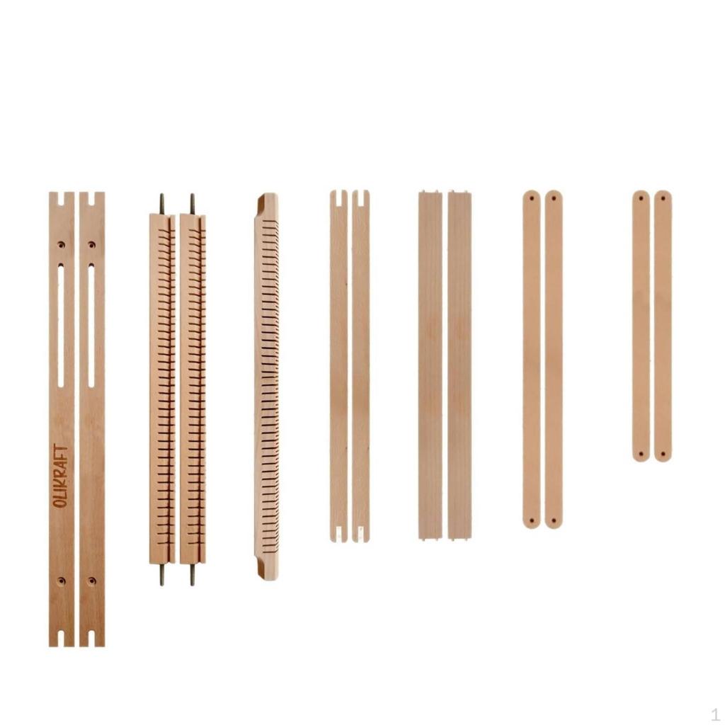 Wooden Weaving Loom Set DIY Tapestry Kit Easy To Use Tabletop for