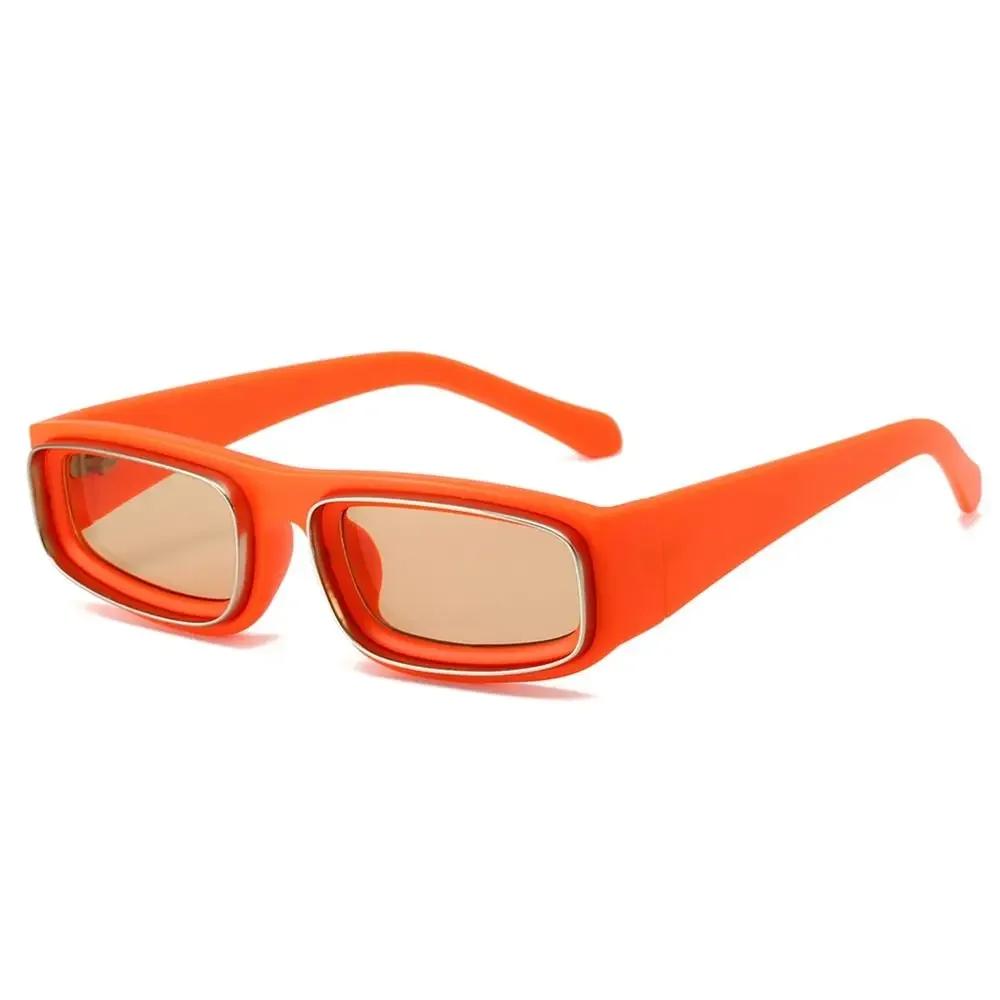 

Vintage Y2K Small Sunglasses Retro Colorful UV400 Sun Glasses Fashion Leopard Shades for Women & Men