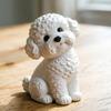Statua di Cane Stampata in 3D Scultura di Mini Animale Realistica per Arredamento Scrivania Ufficio Casa Scaffale Oggetto da Collezione Regalo per Amanti dei Cani