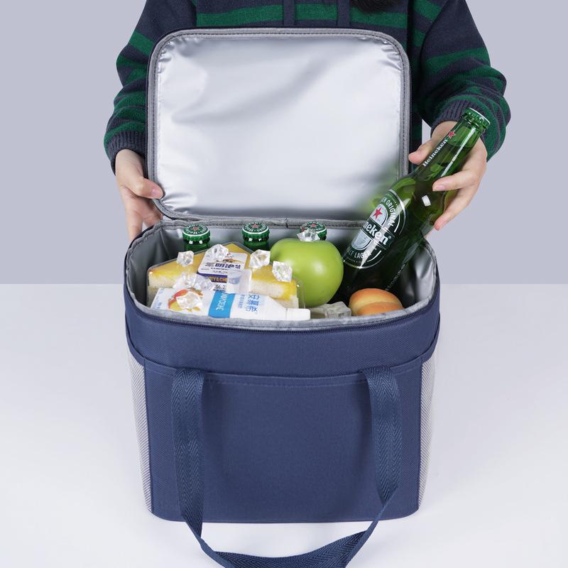 Thickened Insulated Bento Lunch Bag with Aluminum Foil for Office Workers and Students