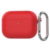 Anti-fall Earphone Case with Carabiner Silicone Earbuds Cover Shockproof Anti Scratch Charging Box Shell for AirPods Pro 3