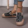 Women's Hemp Rope Bottom Ethnic Style LazyCasual Single Shoes
