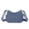 Women Nylon Crossbody Bag Multi Pocket Shoulder Handbag with Adjustable Strap