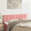 VidaXL 2 X Headboards Bedroom Furniture Bed Accessories Single Bed Headboards Interior Pink 346059