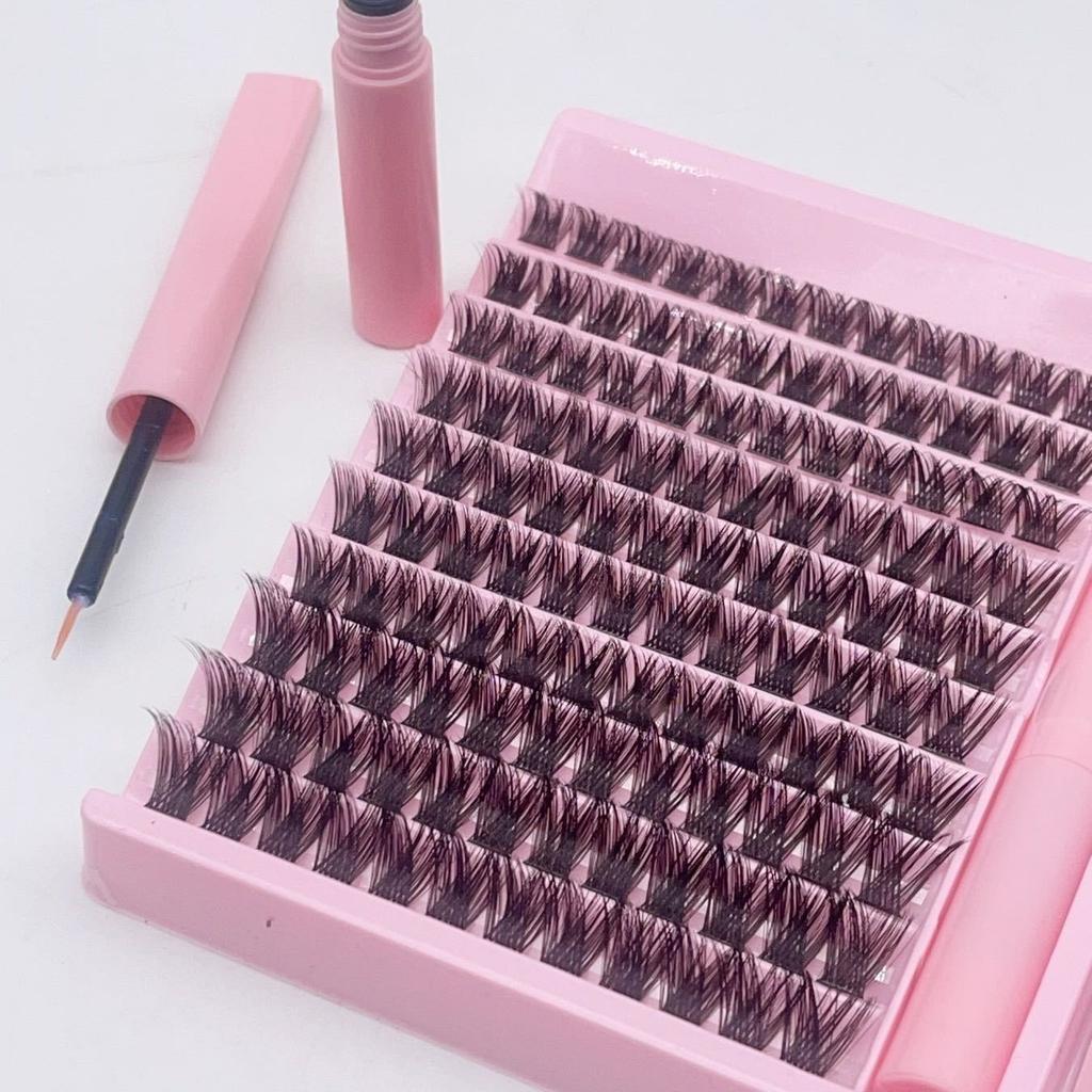 Self-Grafting Segmented Hair Set Slender Cross Thick False Eyelashes