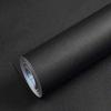 50cm Width Waterpoof Matte Wallpaper Black Vinyl Self-Adhesive Stickers for Wall Furniture Livingroom Contact Paper Home Decor
