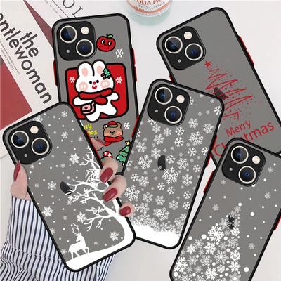 Mutlu Noeller Mat Kılıf Apple iPhone 14 11 13 7 12 Pro 7 XR XS Max 8 6s SE 2022 İçin Yumuşak Telefon Kılıfı
