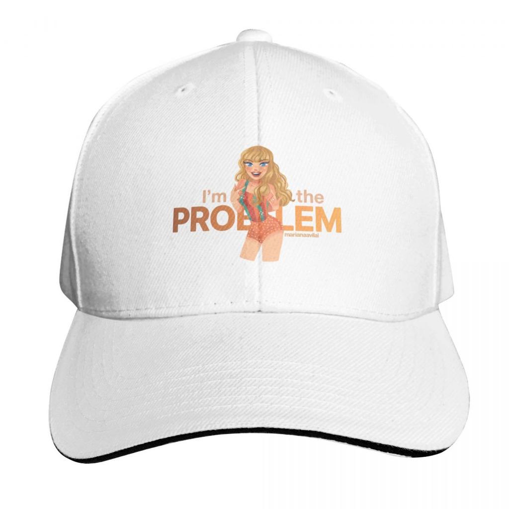 The Problem Baseball Cap Black Beach Golf Hat Genuine Tea Hat Unisexs Luxury Womens