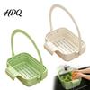 Collapsible Food Strainer Hanging Sink Drain Basket Foldable Stretchable Kitchen Colander Space Saving Fruit Washing Basket Strainer Multi-functional