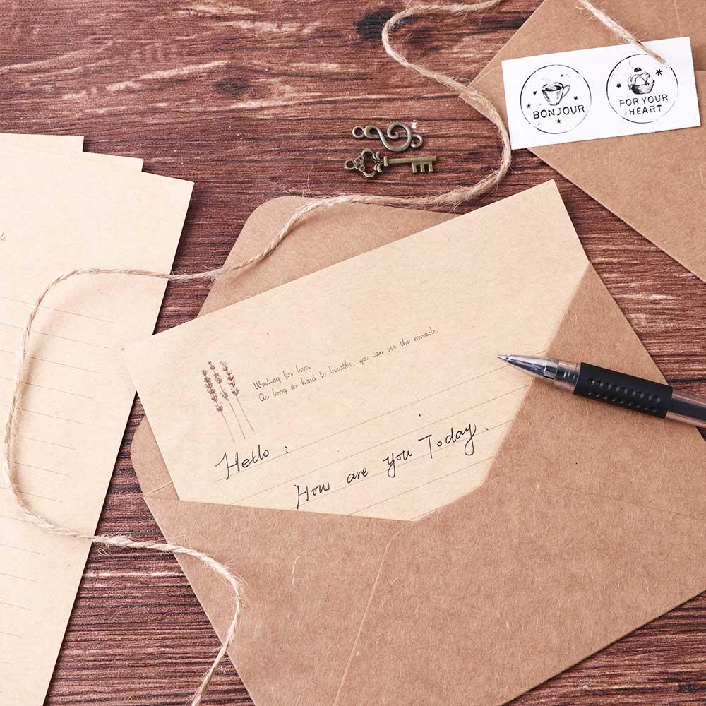 Letter Supplies European Style Envelopes Letter Paper Writing Paper Kraft Paper Envelope Letter Pad