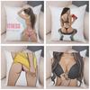 Sofa Car Home Fashion Girl Pillowcase Beautiful Sexy Ladies  Decoration Cartoon  Chest Cushion Cover