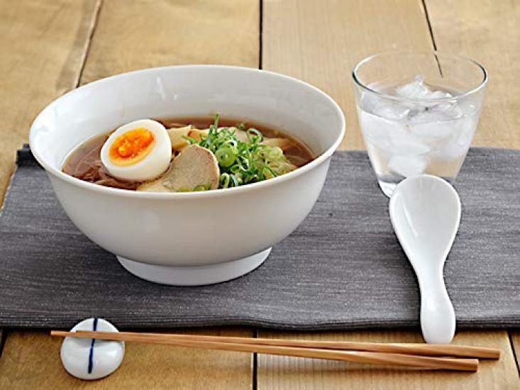 Tableware East EAST Original Simple Rice Bowl White Tableware Noodle Bowl Large Bowl Boiled Bowl Bowl (White)