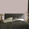 Wallpaper Fabric Pattern Red, Light Gray and White 50x1000