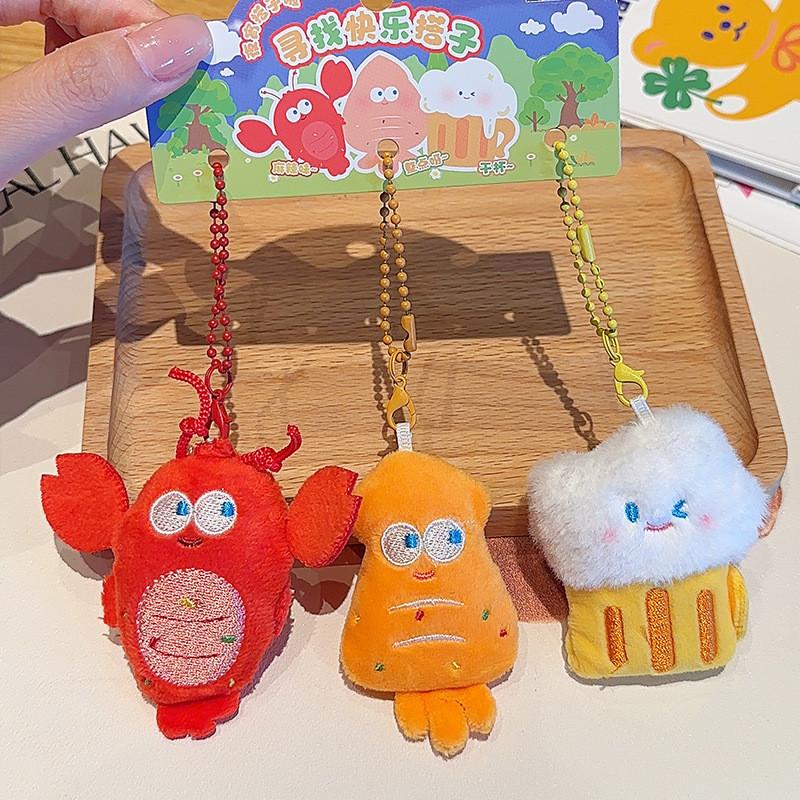 Fun Find A Partner Barbecue Donuts Burger French Fries Design Friend Pendant