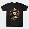 Men Black Print T-shirt Vintage Conan Barbarian 90S No-Cut Transfer Paper Print Cotton Tshirt
