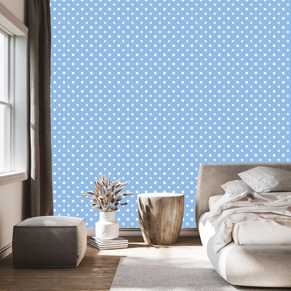 Azure Dots Wallpaper, Azure Bottom for Living Room and Bedroom 50x1000