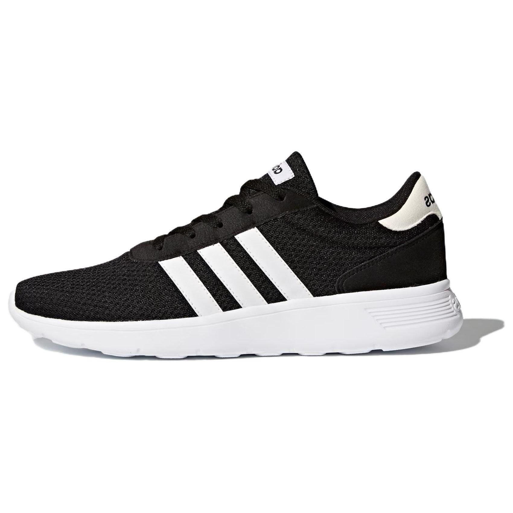 

Черные кроссовки унисекс adidas Lite Racer Core Footwear-White BB9774