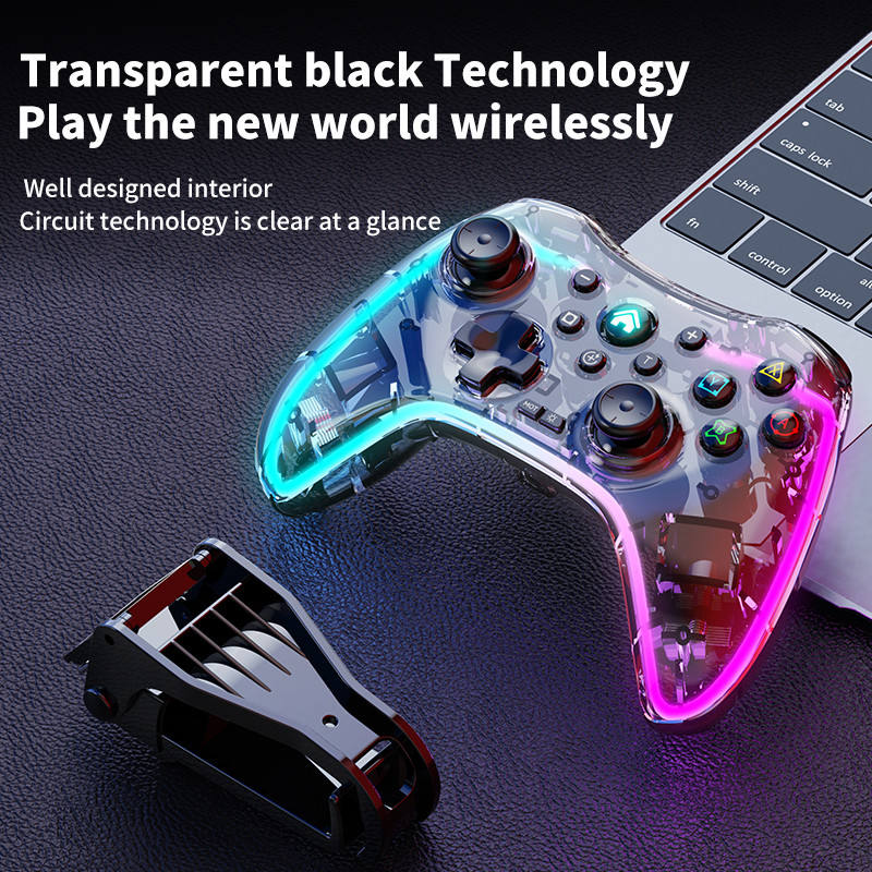 Gamepad Inalámbrico BT para Smartphone Joystick para Juegos de PC Controlador de Juegos para P3/P4 Teléfono Móvil Android IOS Switch S03