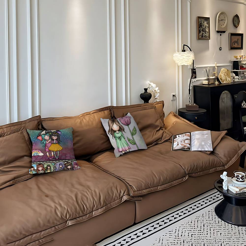 Niedliche G-Gorjusses S-Santoro Ahornblatt-Design Kissenbezug Fröhliche Herbsternte Deko Feiertagsdeko Kissenbezug