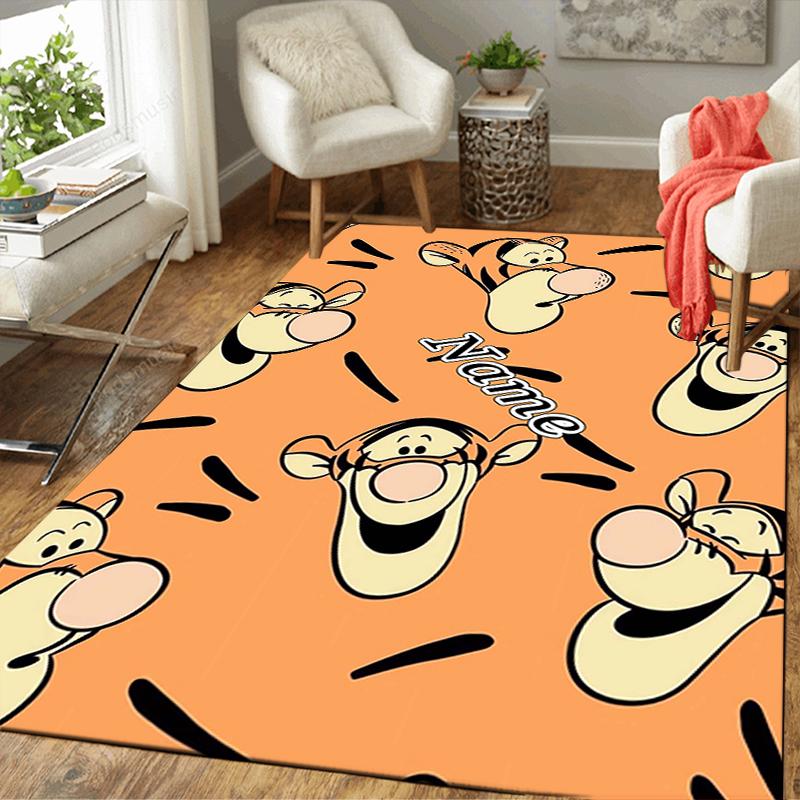 Custom 1Pc Tigger Rug Office Carpet Indoor Outdoor Entrance Doormat Nonslip Soft And Comfortable Living Room D916363