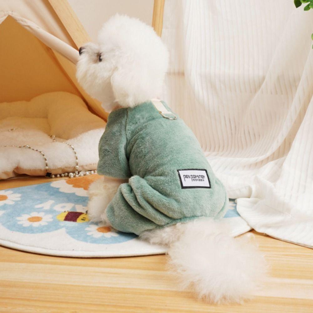 Soft Winter Dog Jumpsuit Thicken Dogs Cold Weather Clothes  For Dogs Puppy Cats