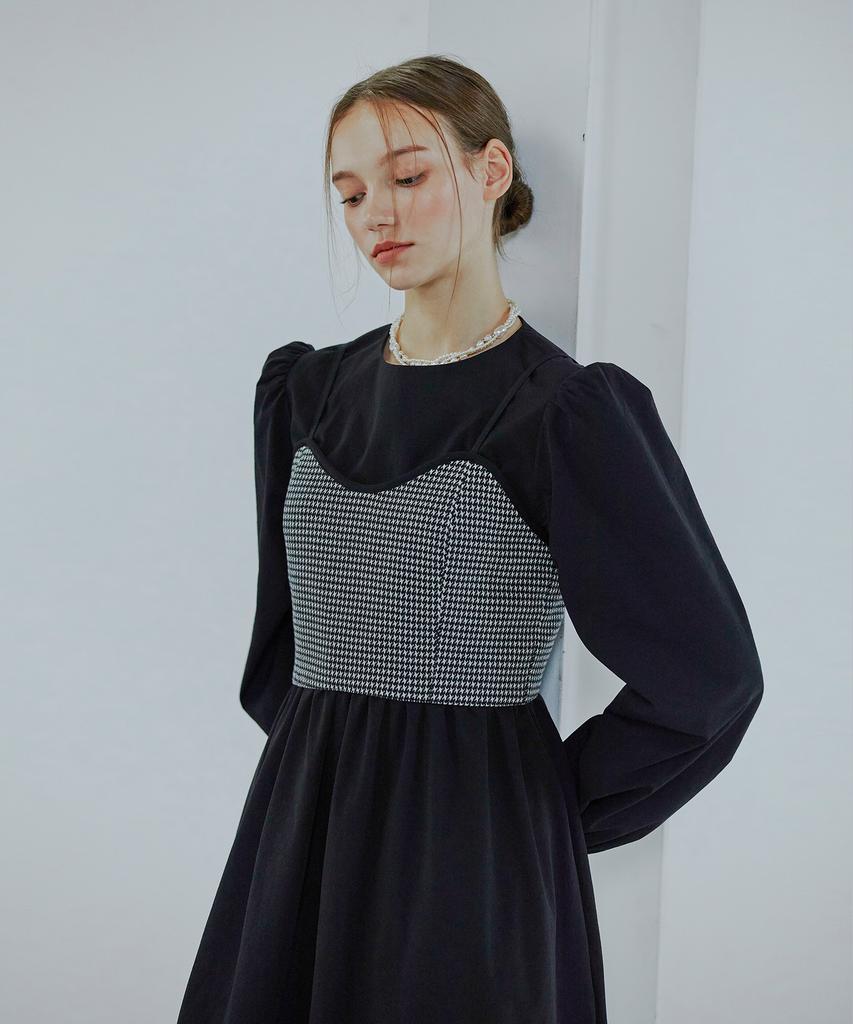 Etmont Bustier Set Dress Black