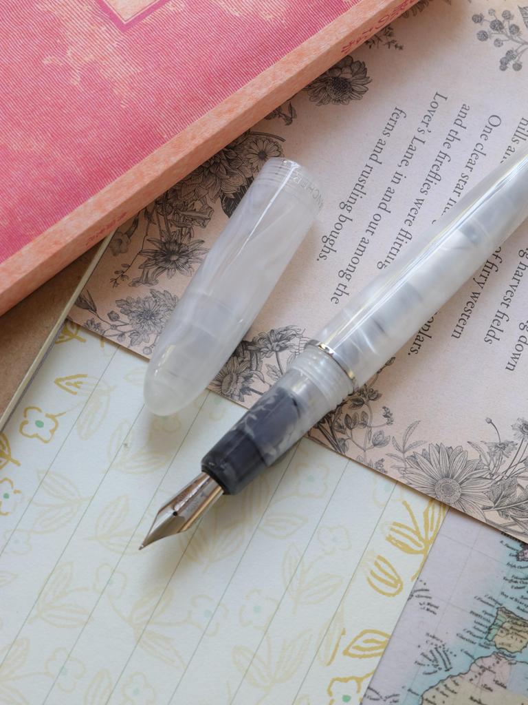 WANCHER MOFU Shaved Ice Fountain Pen Medium (Shaved Ice, Nib)