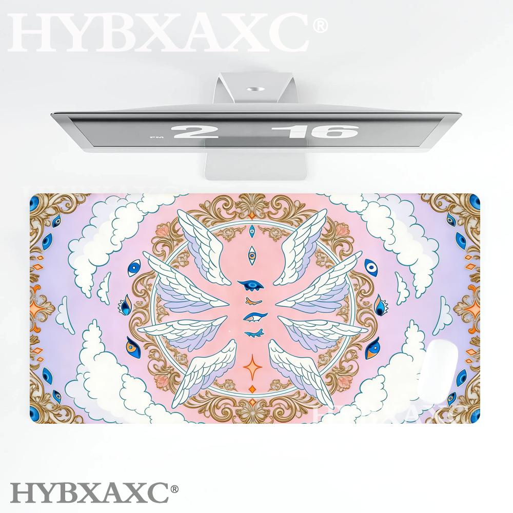 HYBXAXC Cyberart style fantasy samurai design MTG Playmat Magic Card Battle Mat tapete magic mtg NonSlip Durable Stitched Edge 800x400x2mm