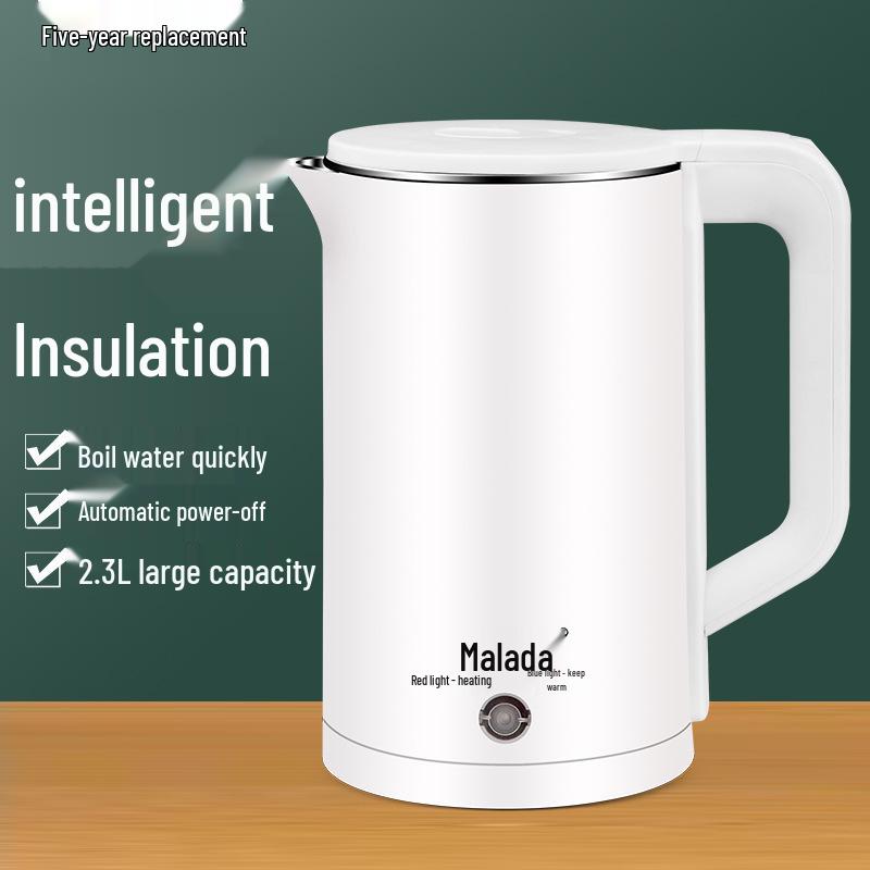 Wanlida 2L Smart Stainless Steel Anti-Scald Electric Kettle with Heat Preservation