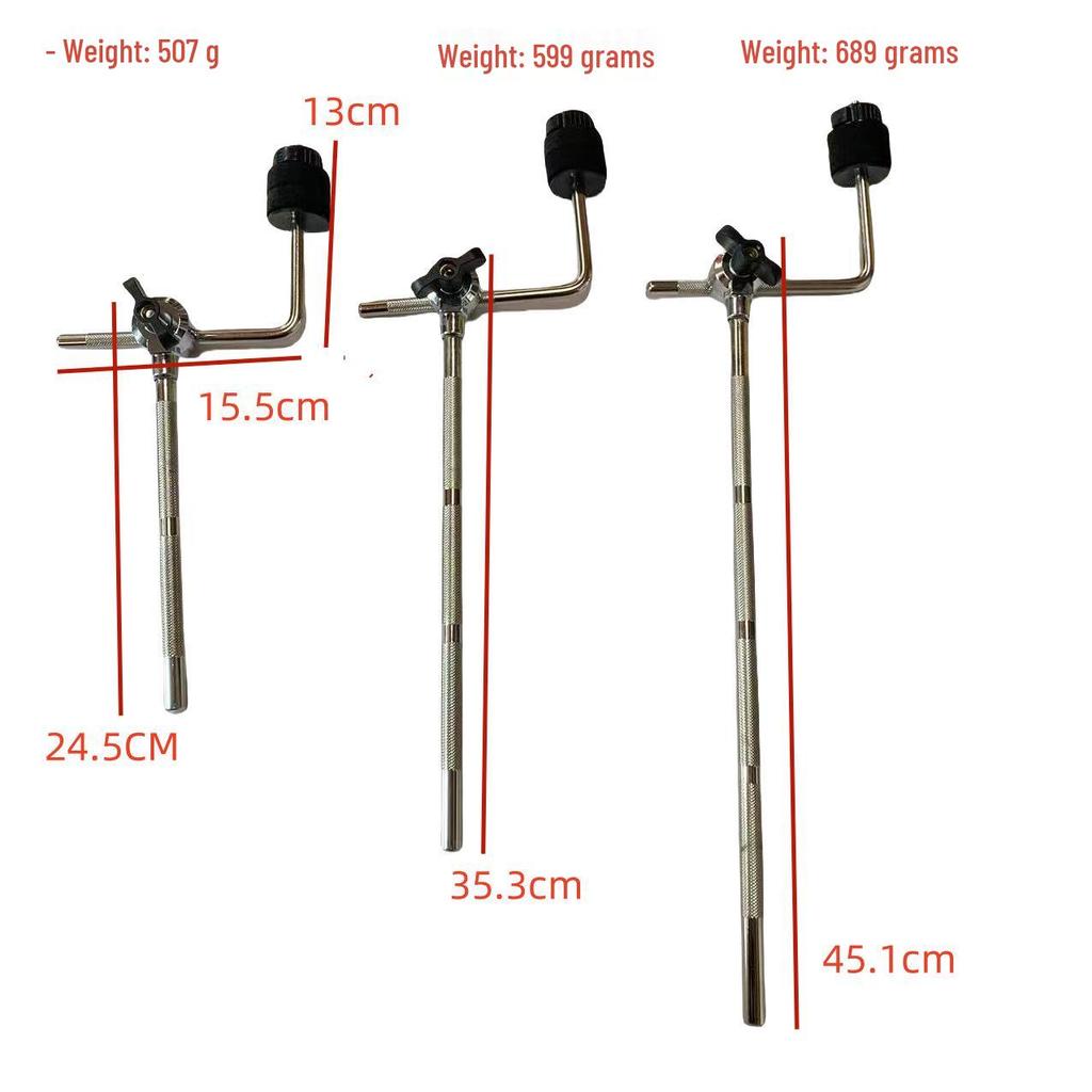 Cowbell Drum Kit Accessory: Straight Bar Adapter & Stand Clip