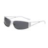 New Minimalist Style Fashion Metal Frame Women's Sunglasses Daily Commute Street Styling Sunshade Eyewear 81075