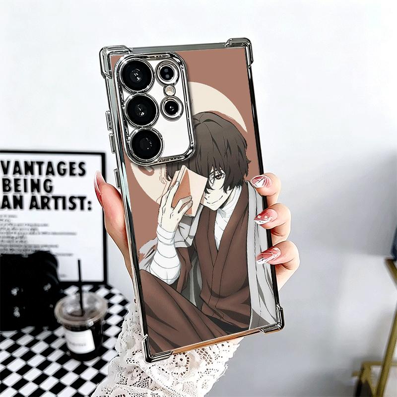 Bungo Stray Dogs Dazai Plating Phone Case For Samsung Galaxy S24 S25 FE S26 Edge S23 Ultra S22 S21 Plus S20 Anti-Fall Airabag Co