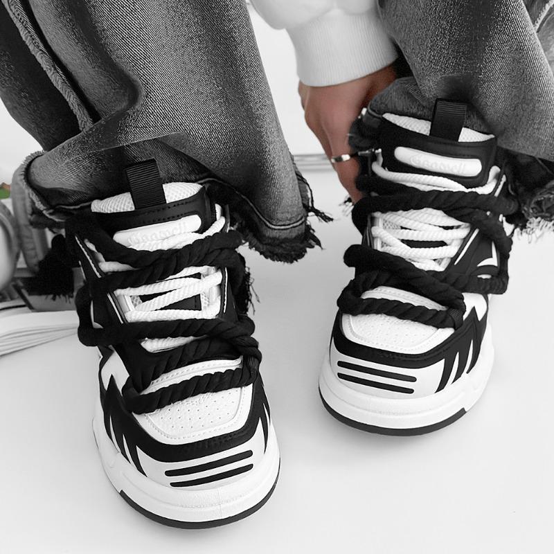 

Весна 2024 года, новые модные и трендовые кроссовки Crowd Design для мужчин, повседневные, удобные, на толстой подошве 40