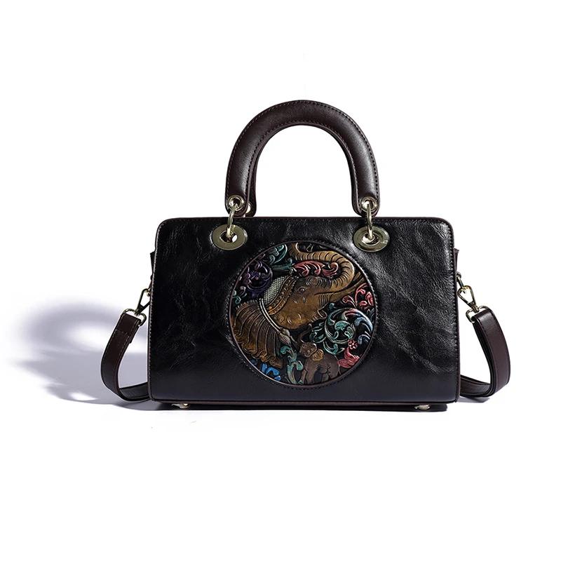 

Большая вместительная женская кожаная сумка, 3 слоя, сумка через плечо, сумка Messenger Totes, роскошный дизайнер, высокое качество