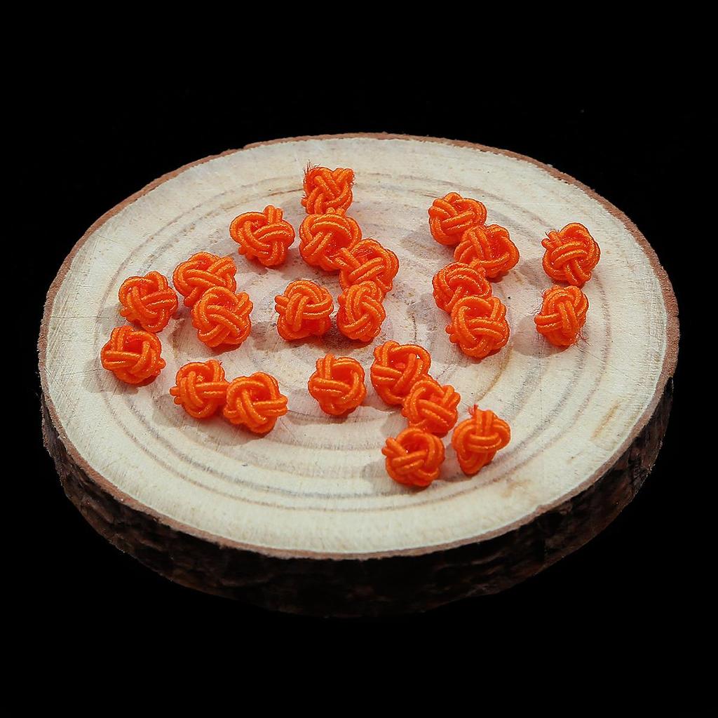 10st färgglada distansknut gör-det-själv-halsband armband rep distanshållare Flätad spole Rep Kedjeände Spänne Smycketillbehör Hitta