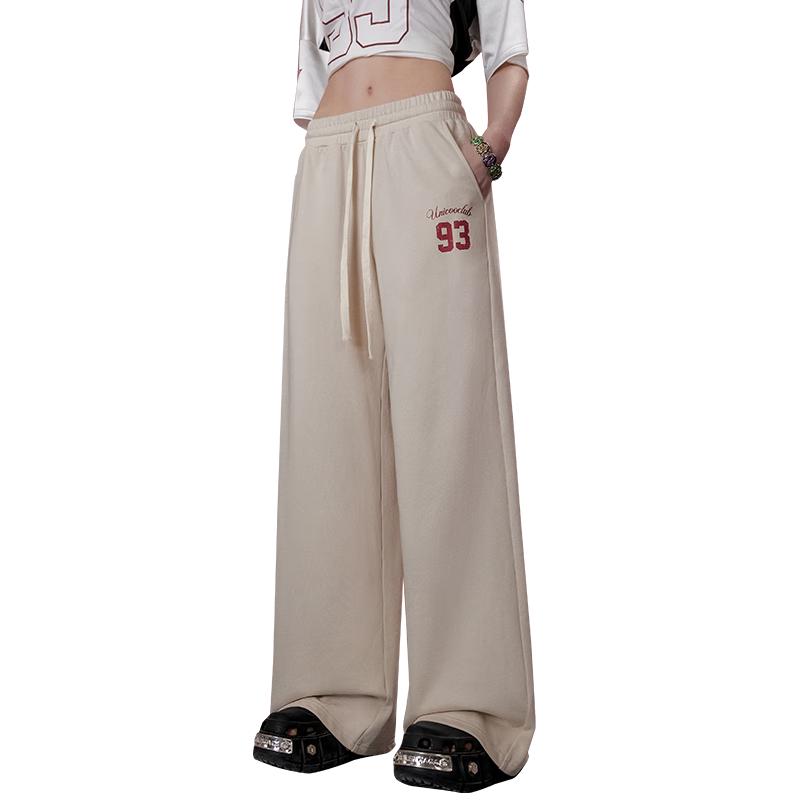 UNIFREE Casual Loose Wide-Leg Sweatpants M