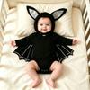 Dětský Kojenecký Chlapecký Dívčí Halloweenský Kostým Kostra Bodysuit Kombinéza Obleček