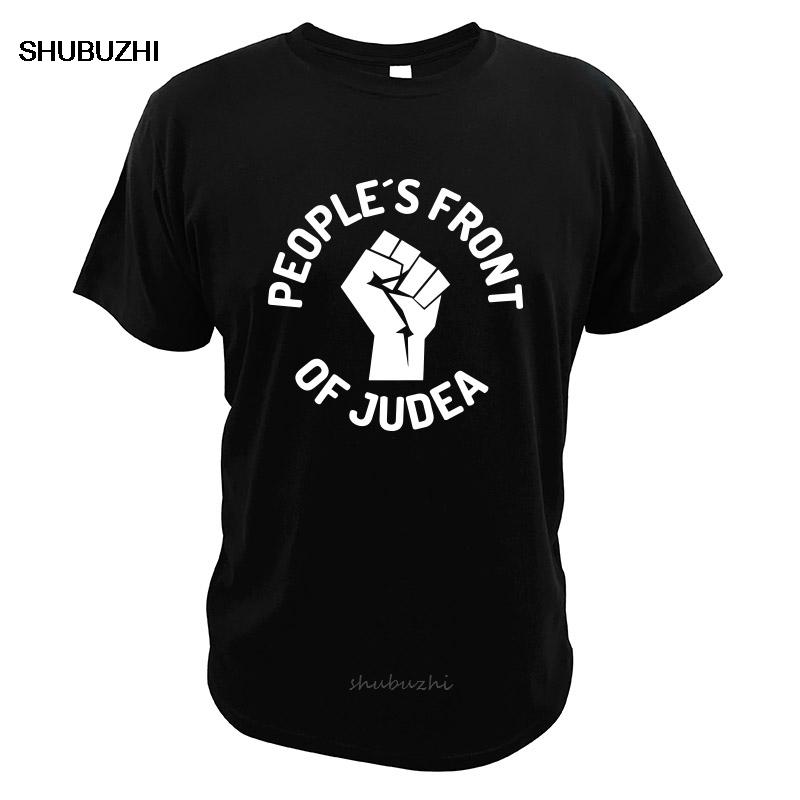 Life of Brian T Shirt Peoples Front Of Judea Tshirt British Comedy Film Pure Cotton Soft Comfortable Tops EU Size