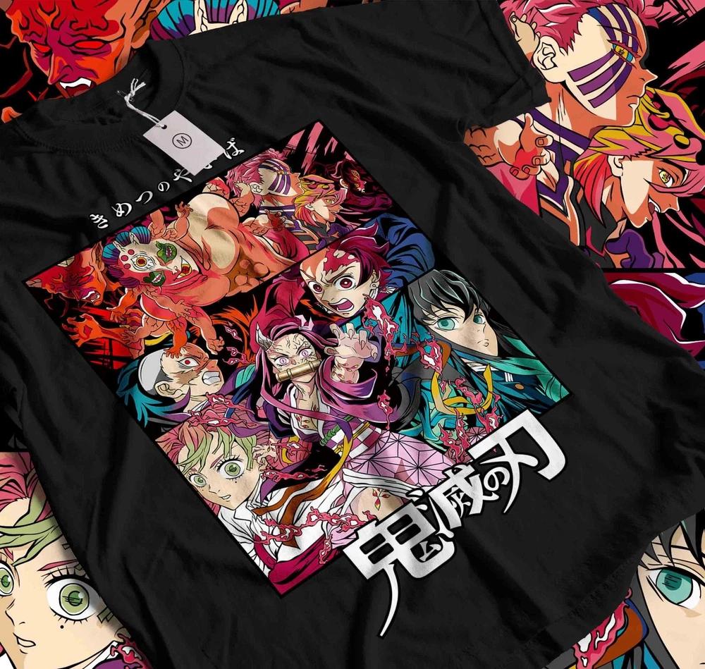 Demon Slayer Kimetsu No Yaiba Tengen Hashira Black Tshirt S