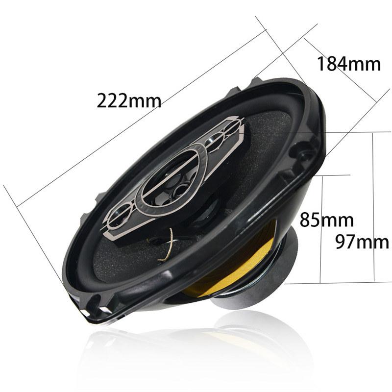 2 SZT. TS-A6995R 6x9 Calowy 600W 5-drożny Samochodowy Głośnik Współosiowy Muzyczny Audio Stereo Głośnik Głośnik Pełnozakresowy Częstotliwość HiFi 6" x 9" Samochodowe Audio