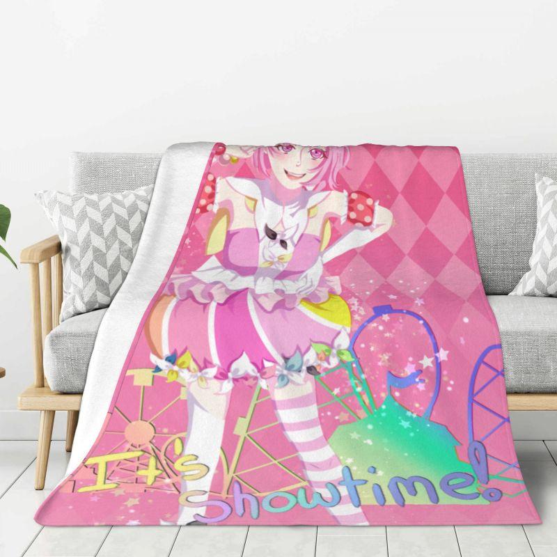 Custom Wonderhoy Blanket Soft Fleece Spring Warm Flannel Anime Otori Emu Throw Blankets for Sofa Car Bedroom Bedspread 130x150cm