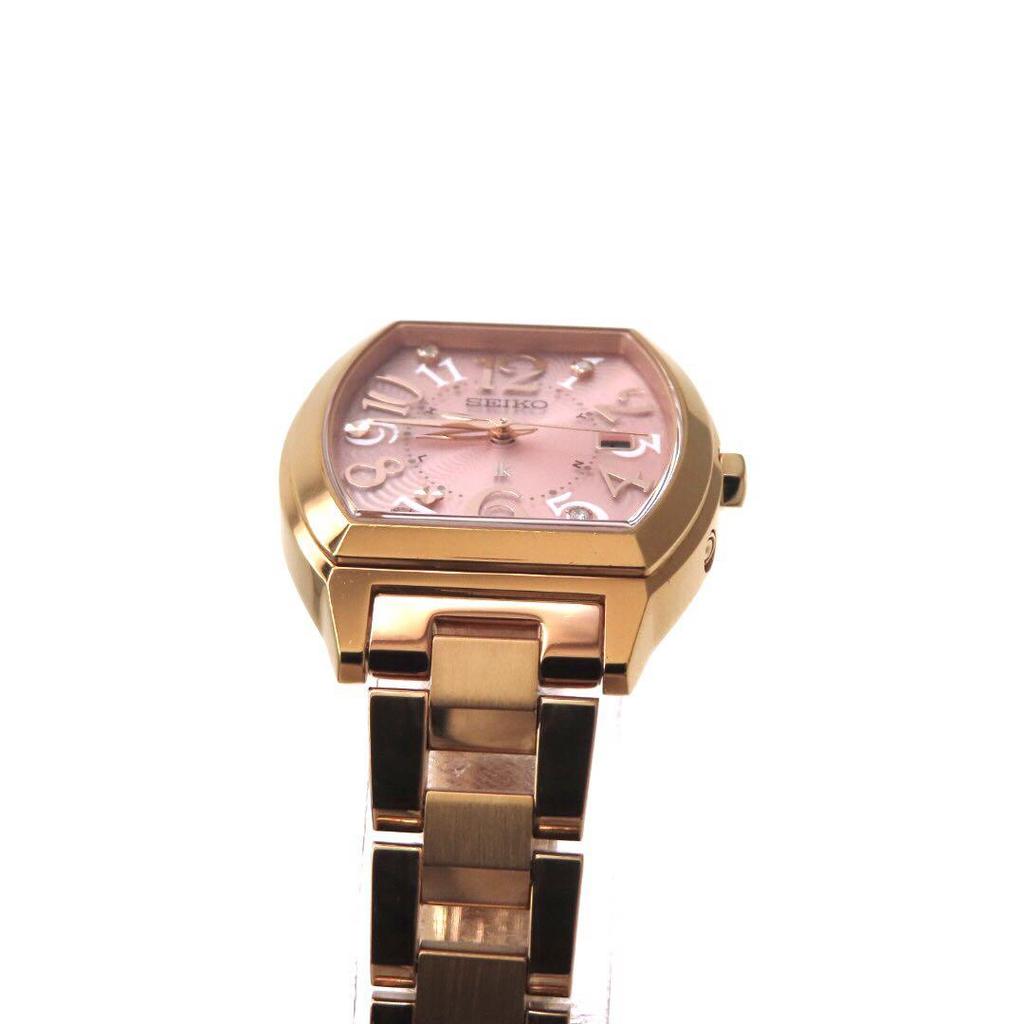 [USED] Seiko SSVW050 Lucia Radio-Controlled Solar Watch with Diamonds and Gold