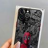 Phone Case for iPhone SE 11 Pro Max 16 Pro XR XS X 15 Pro Max 14 13 Pro 12 Mini 7 8 SE 6s 16e TPU Cover Marvel Deadpool