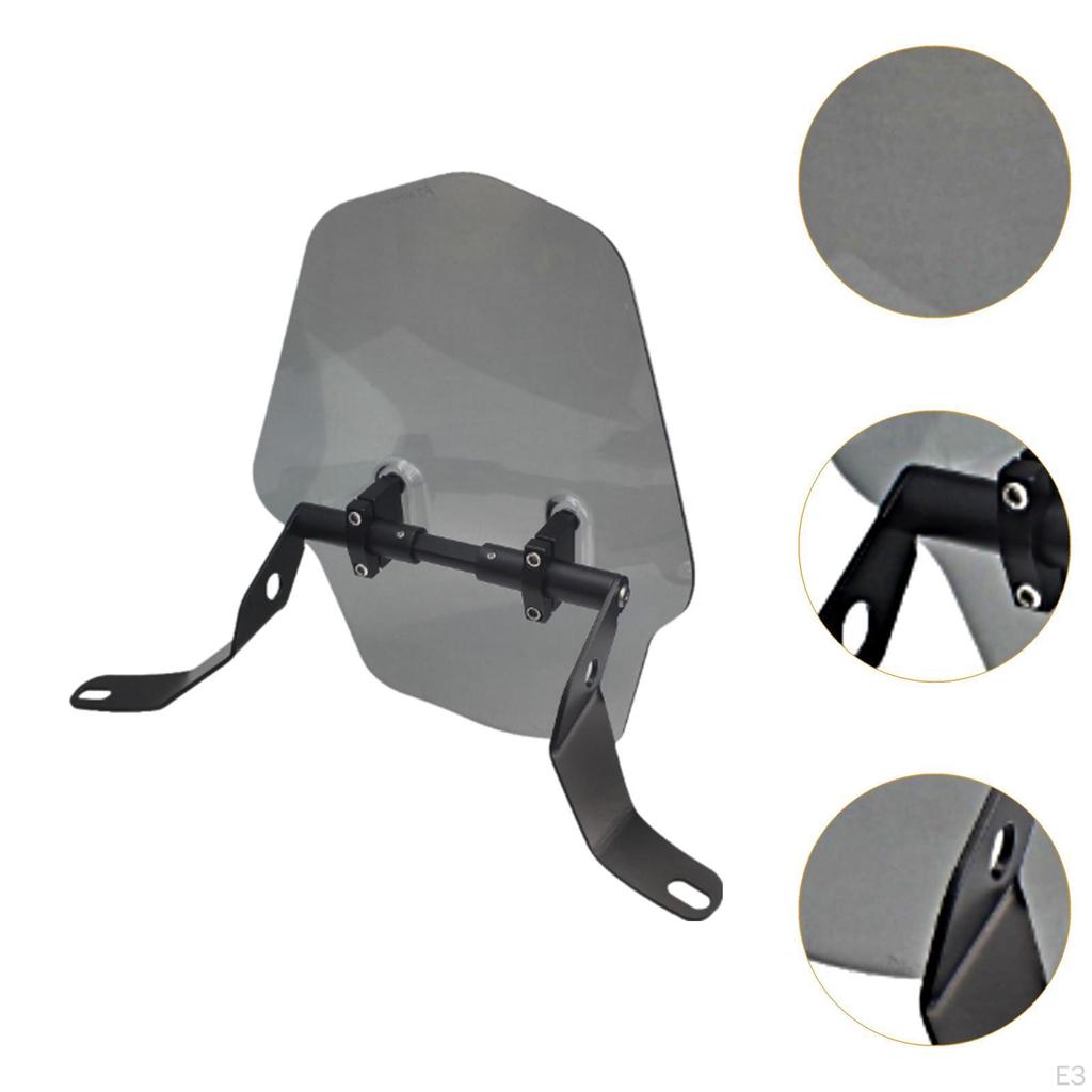 Příslušenství k čelnímu sklu motocyklu Snadná instalace Ochranný Profesionální nastavitelný úhel Robustní