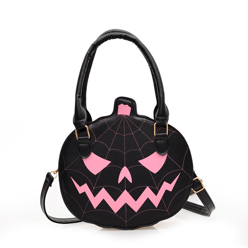 

Casual Women s Color Block Crossbody & Shoulder Bag - Halloween 2025 Edition 21x8x21 cm розовый/чёрный