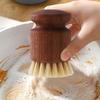 Kitchen Brush Ergonomic Kitchen Cleaning Brush With Holder Ergonomic Pans Cleaner Scrubber For Pots Stoves Bathrooms Toilets
