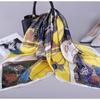 Fashion Kerchief Silk Satin Neck Scarf For Women Print Hijab Scarfs Female 90*90Cm Square Shawls And Wraps Scarves For Lady